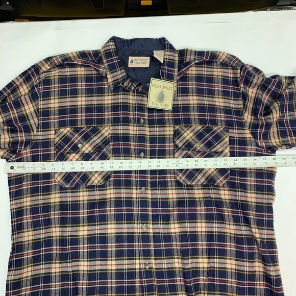 Northwest Territory Men's Plaid Lined Button Up Long Sleeve‎ Shaket SZ 2X NWT - Picture 11 of 13